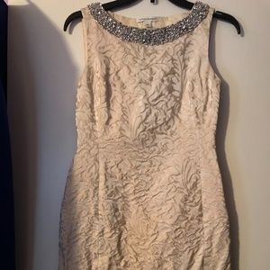 Ivory Banana Republic Sheath Dress